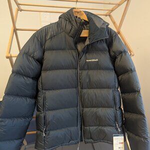 Montbell Alpine Light Down Parka Men's - Size Large (L) - Slate Blue